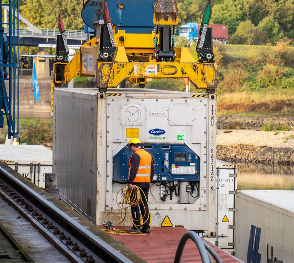CTD laden en lossen van reefer containers